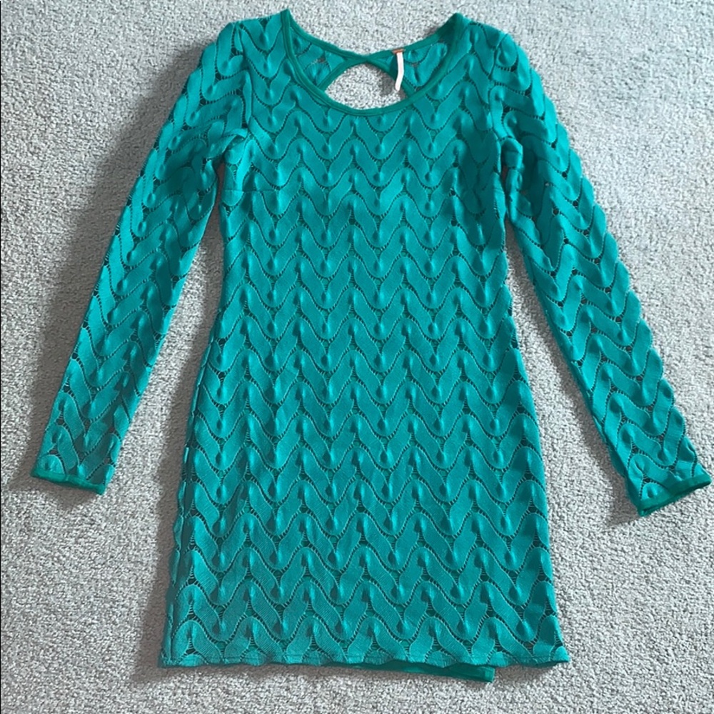 NWOT emerald green dress